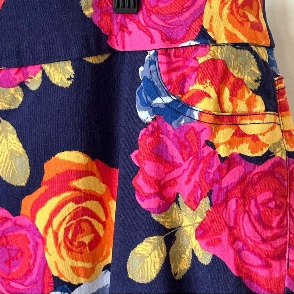 Soft Surroundings Womens Floral legging pants High Rise Sz XL